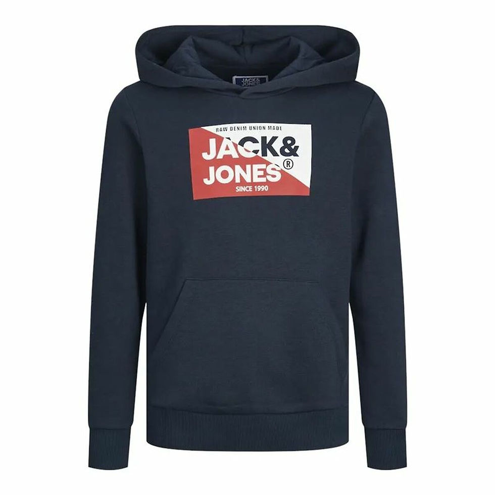Herren Sweater mit Kapuze Jack & Jones Jjnolan Schwarz