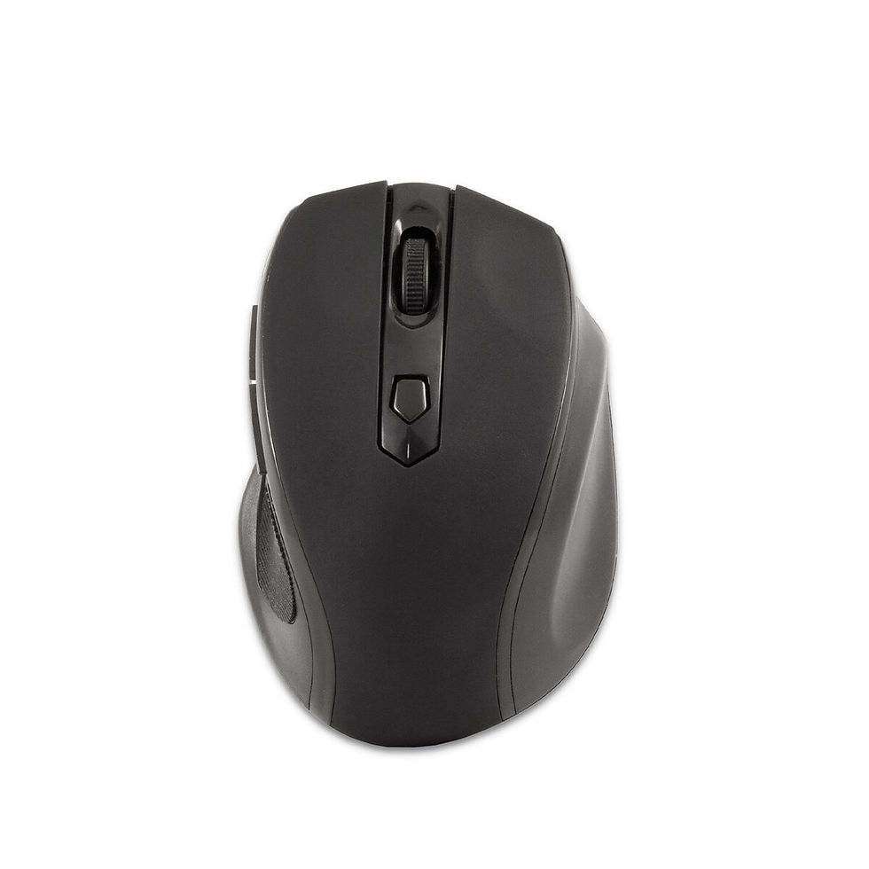 Miniaturbild: Tastatur mit Maus CoolBox COO-KTR-02W Qwerty Spanisch Schwarz Wireless