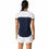 Miniaturbild: Kurzärmliges Sport T-Shirt Asics Court Marineblau Tennis