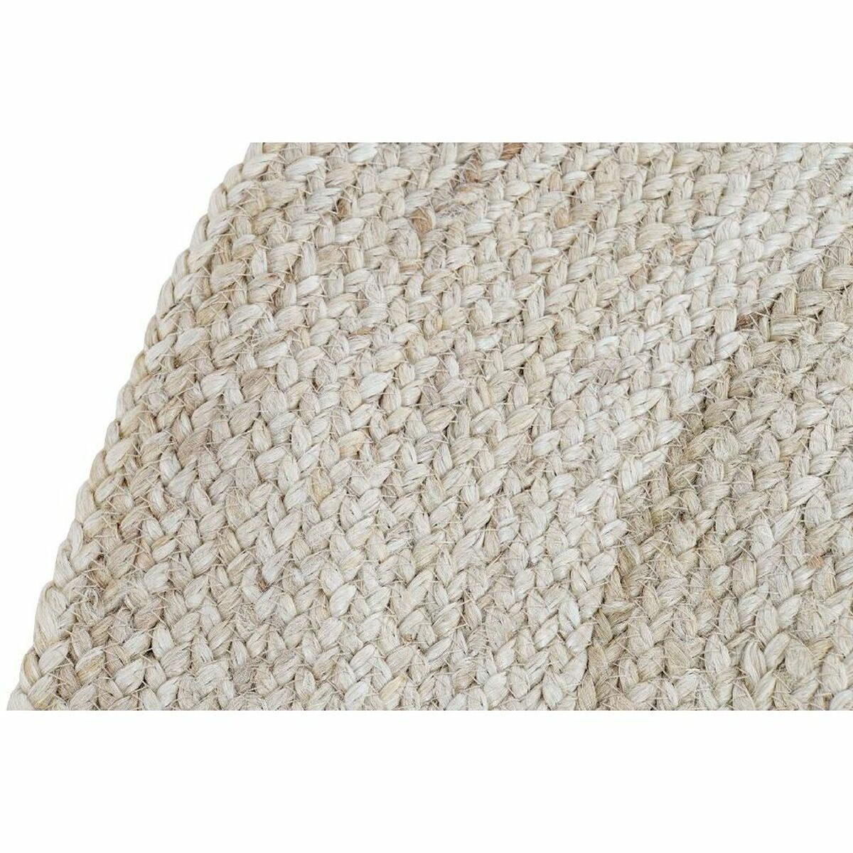 Teppich DKD Home Decor Faser Hellbraun (90 x 90 x 0.5 cm)
