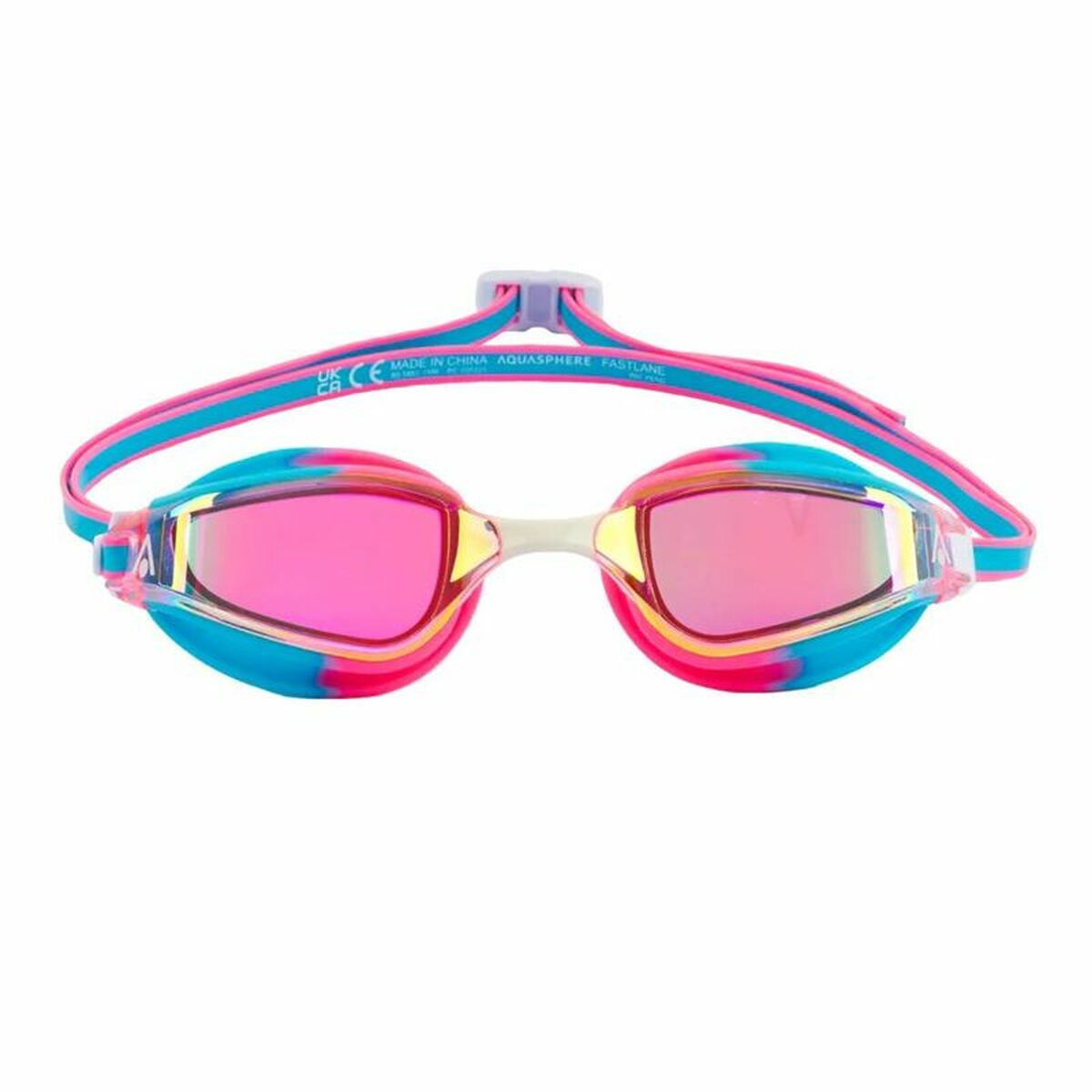 Schwimmbrille Aqua Sphere Fastlane.A1 Dunkelrosa Einheitsgröße