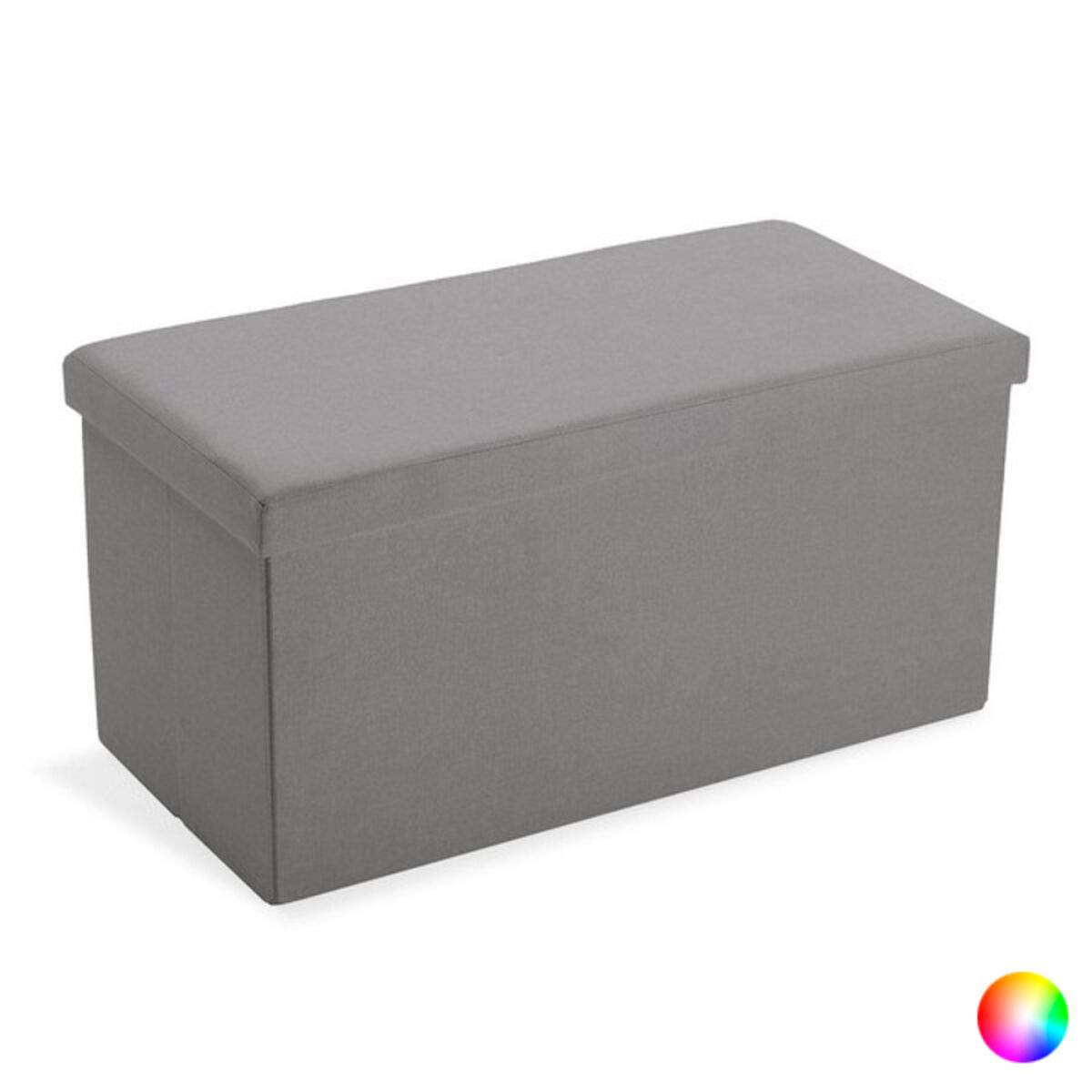 Kofferbank Lang Abnehmbar Leinen Holz MDF (38 x 37,5 x 76,5 cm)