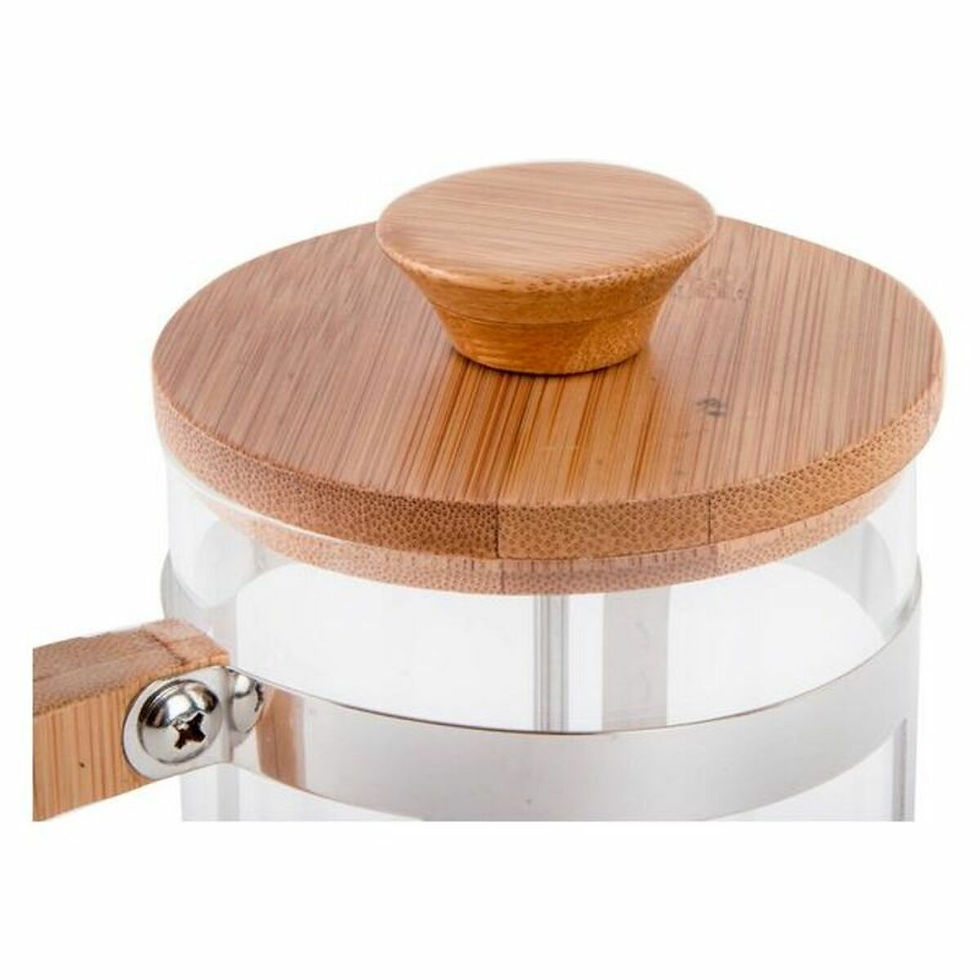 Miniaturbild: Kolben-Kaffeemaschine DKD Home Decor 8424001278893 Bambus Stahl Borosilikatgl