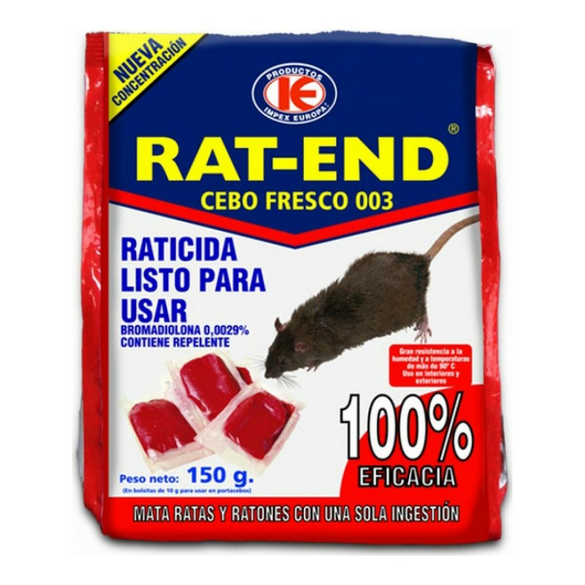 Rattengift Rat End Kunststoff (150 g)