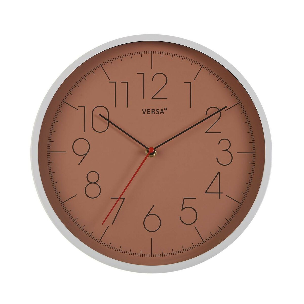 Wanduhr Versa Terrakotta Kunststoff (4,3 x 30,5 x 30,5 cm)
