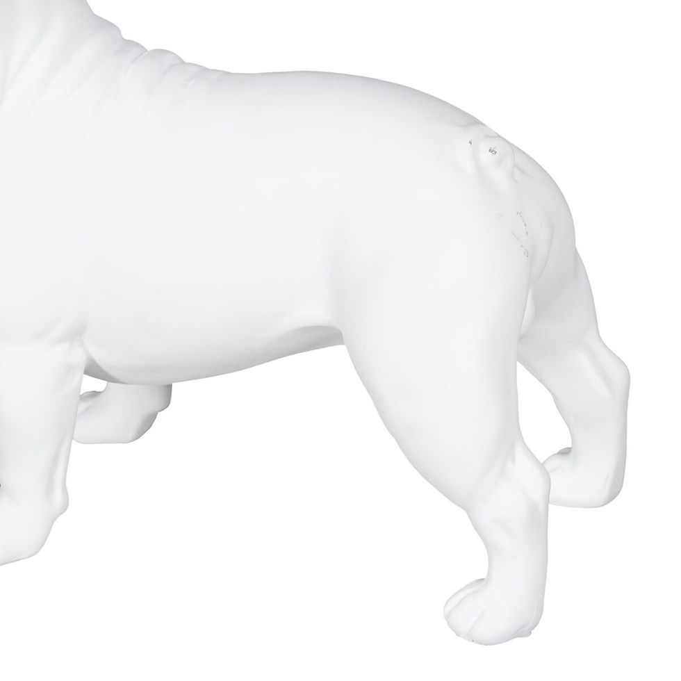 Miniaturbild: Deko-Figur Weiß Hund 22,6 x 10,2 x 19,3 cm