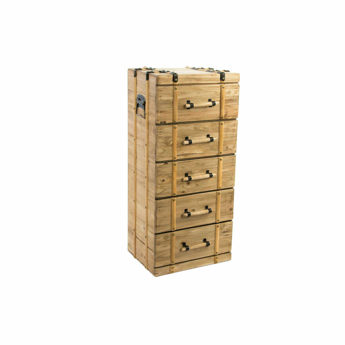 Kommode DKD Home Decor Braun Holz natürlich Loft 43 x 33 x 92 cm