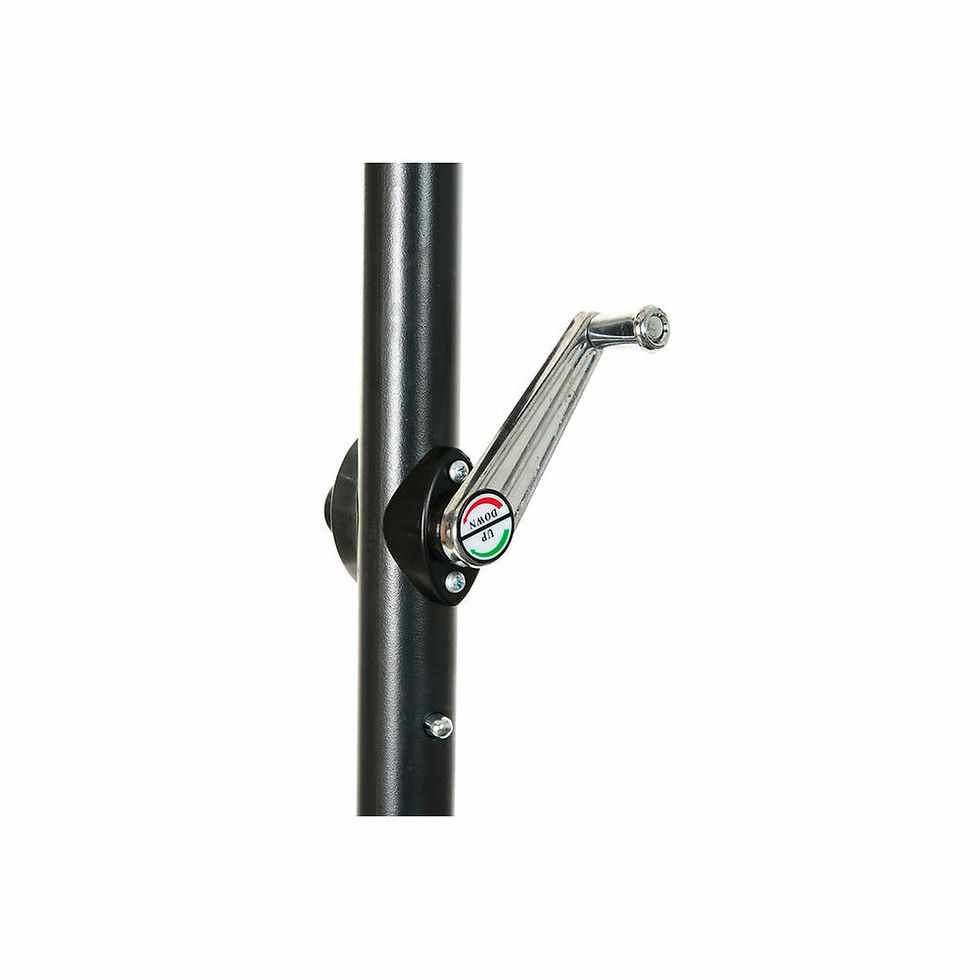 Solskærm DKD Home Decor Grau Stahl Kunststoff 300 x 300 x 250 cm (300 x 300 x