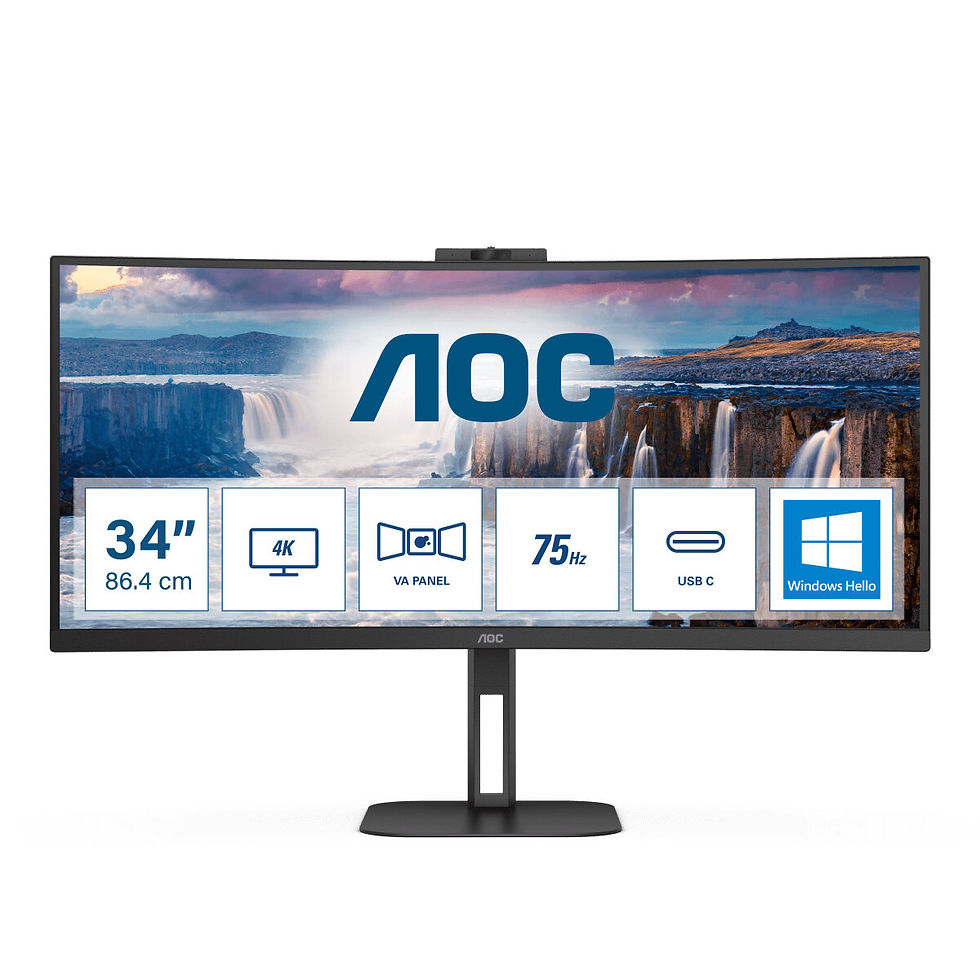 Monitor AOC CU34V5CW/BK 34" LED VA AMD FreeSync 50-60 Hz