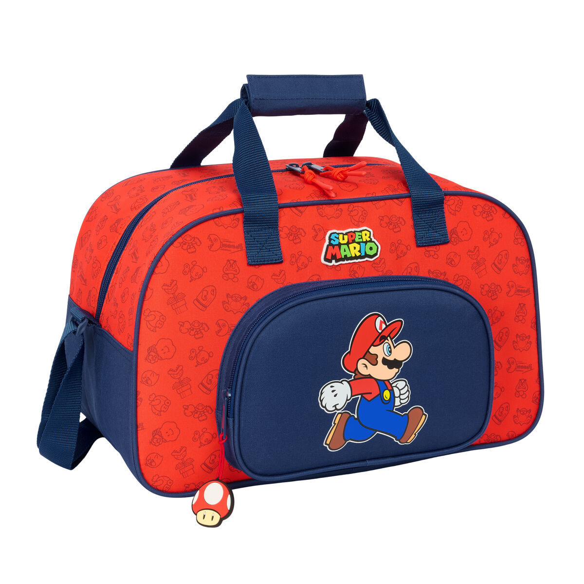 Sporttasche Super Mario Trick Rot Dunkelblau 40 x 24 x 23 cm