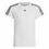 Miniaturbild: Unisex Kurzarm-T-Shirt Adidas Training Essentials 3S Weiß