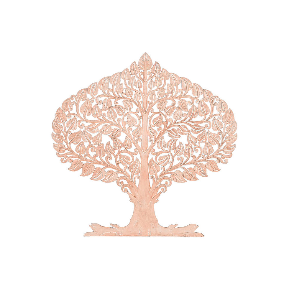 Deko-Figur Home ESPRIT natürlich Baum 122 x 2 x 122 cm