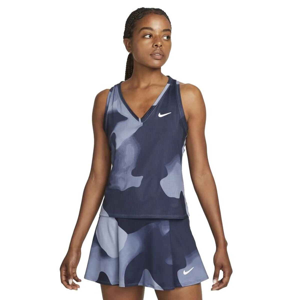 Tanktop Frau Nike DD8847-493 Marineblau (XS)