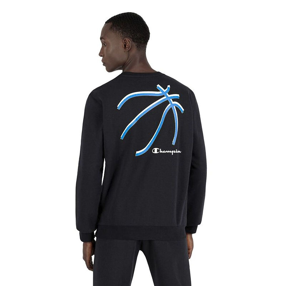 Miniaturbild: Herren Sweater ohne Kapuze Champion Basket Graphic M Schwarz