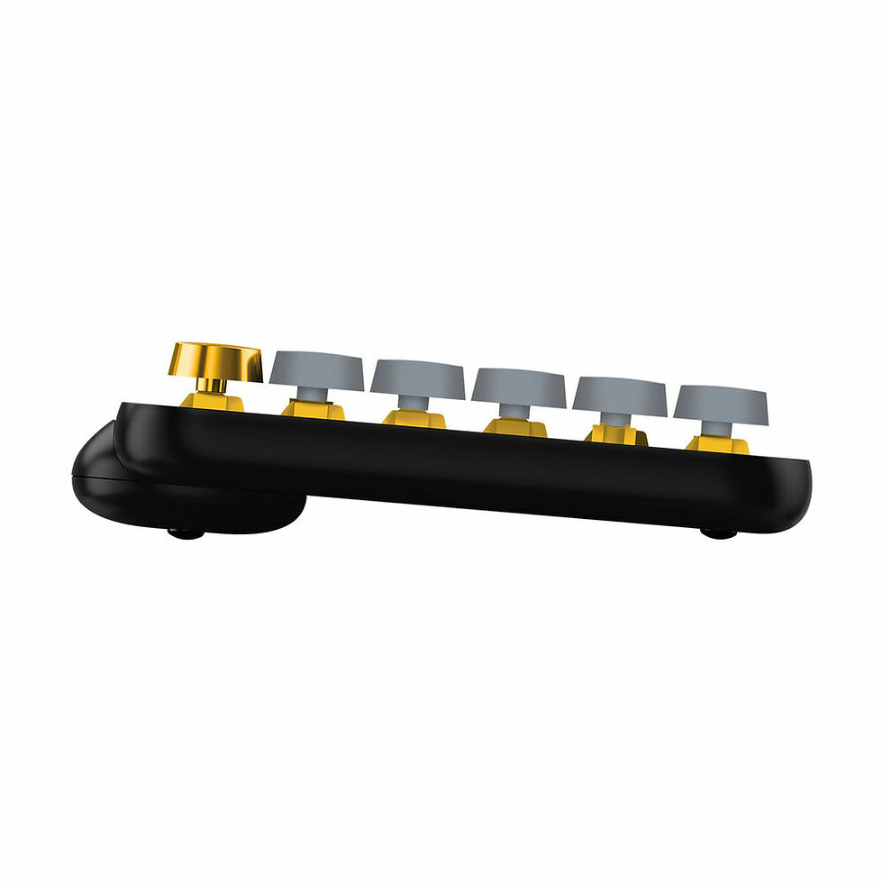 Miniaturbild: Drahtlose Tastatur Logitech 920-010728 Schwarz Gelb Qwerty Spanisch