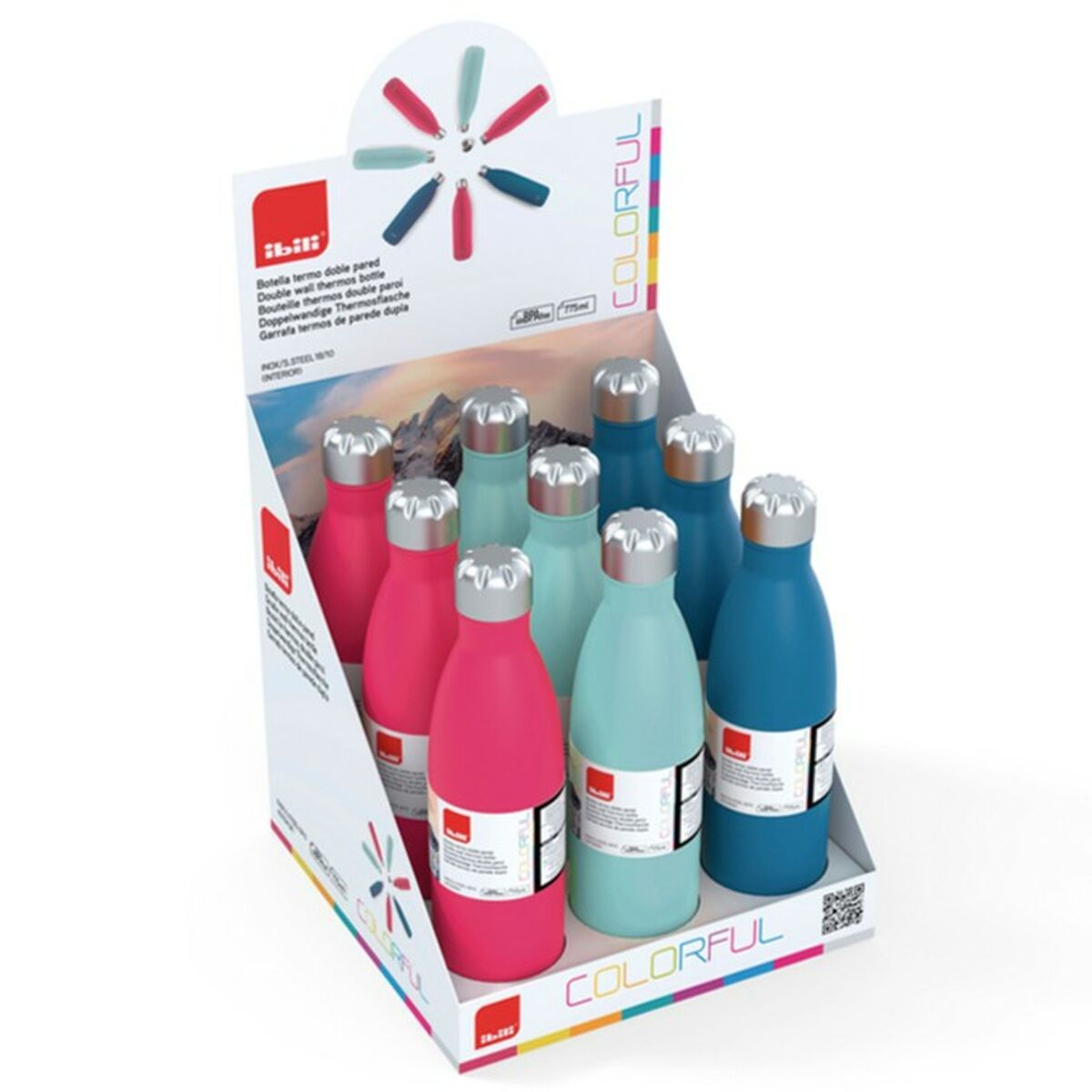 Wasserflasche Ibili 758475C