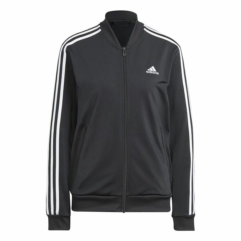 Damen-Trainingsanzug Adidas Schwarz