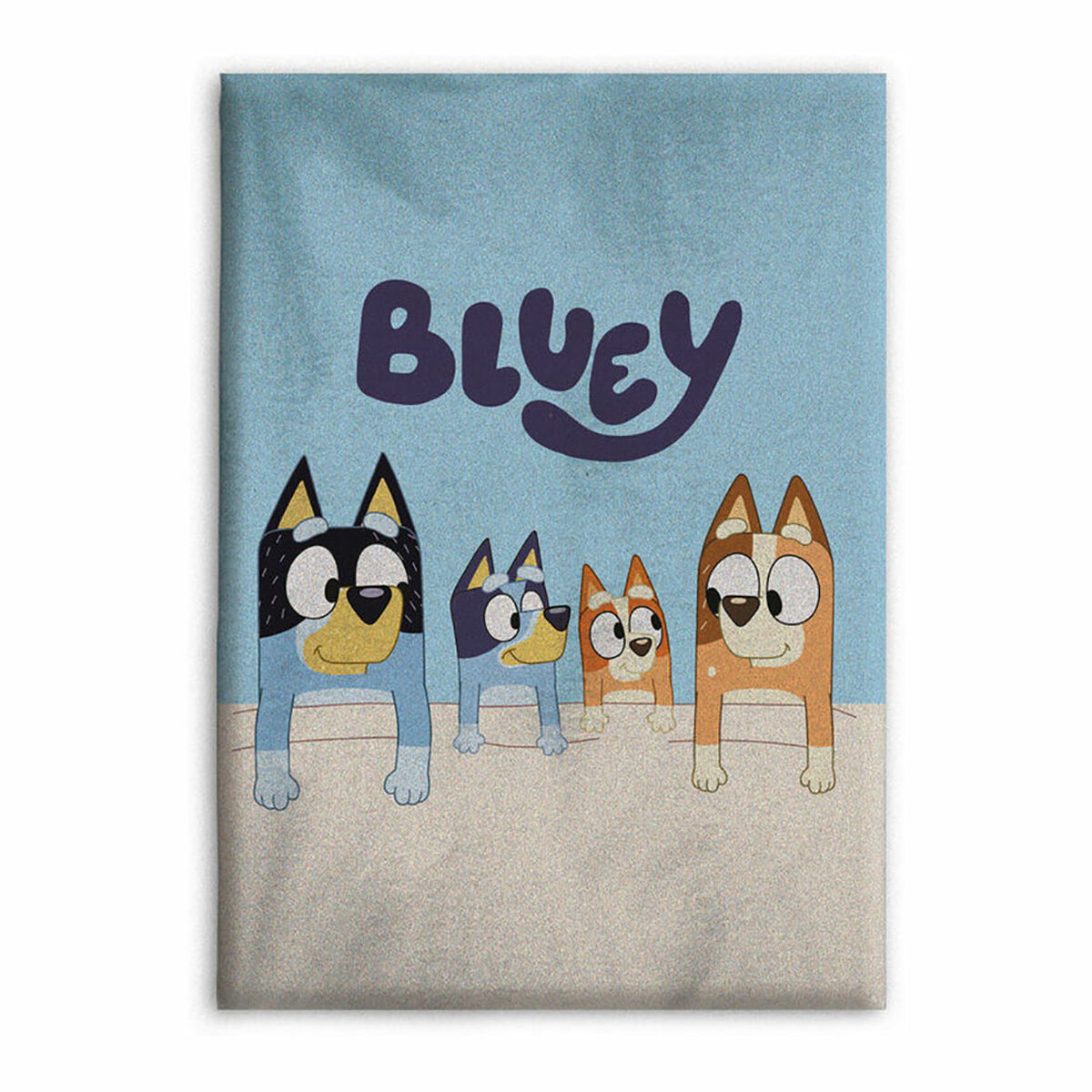 Fleece-Decke Bluey Blau 100 x 140 cm