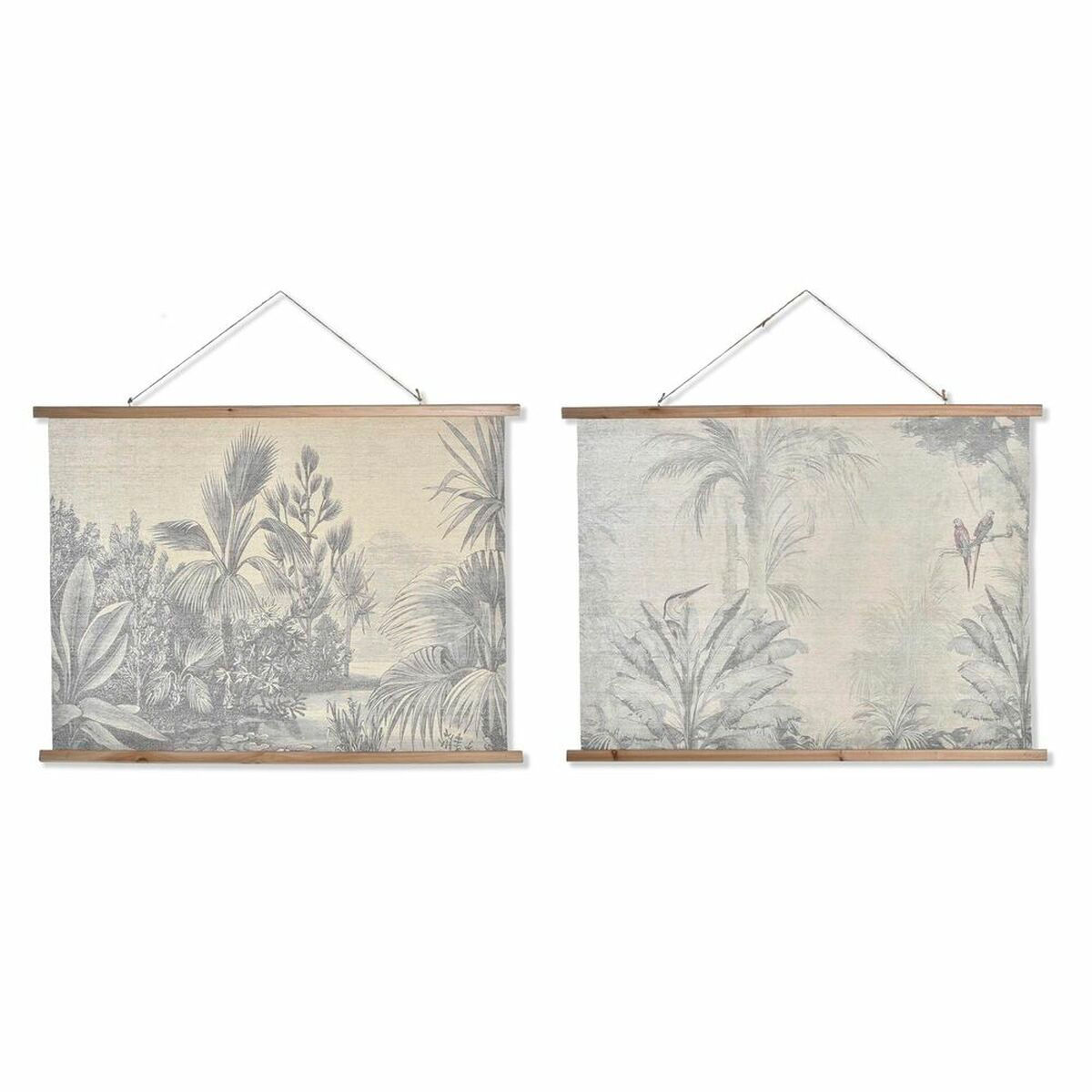 Bild DKD Home Decor Tropical 100 x 2 x 75 cm (2 Stück)