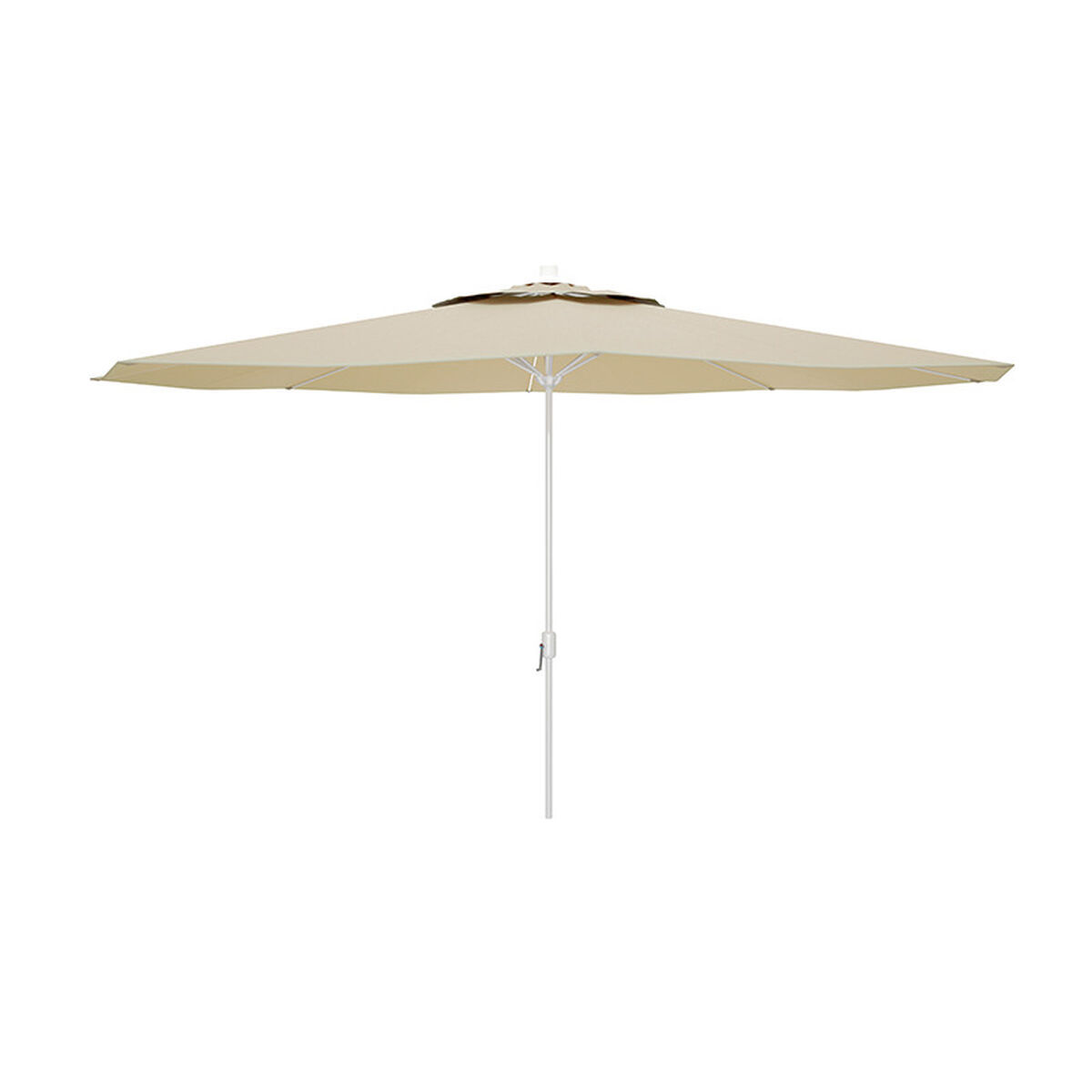 Solskærm Marbueno Beige Polyester Stahl Ø 300 cm