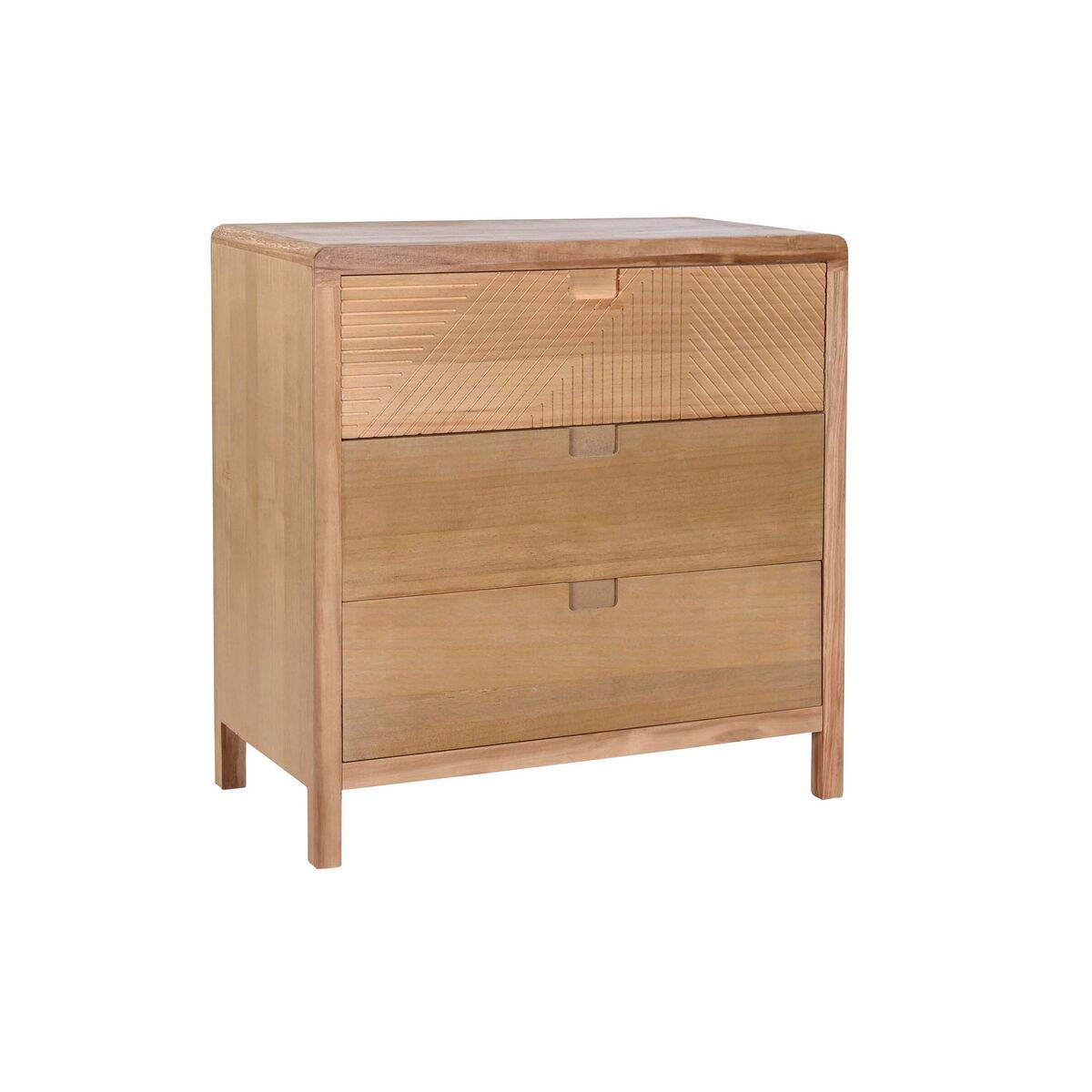 Kommode DKD Home Decor Hellbraun Holz Kiefer Holz MDF Scandi 80 x 40 x 80 cm