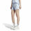 Miniaturbild: Damen-Sportshorts Adidas 3 Stripes Sj Hellblau