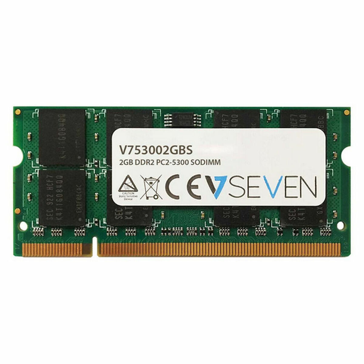 RAM Speicher V7 V753002GBS 2 GB DDR2