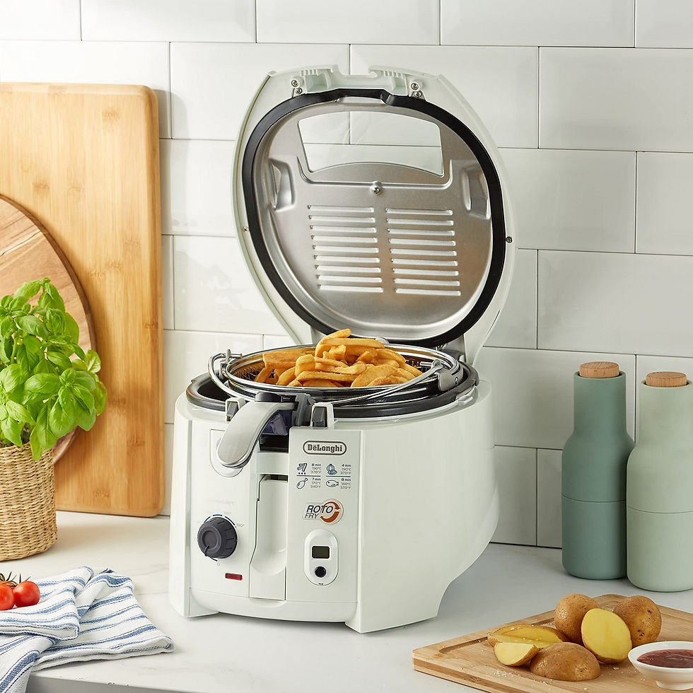 Miniaturbild: Fritteuse DeLonghi F28533 1,3 L Weiß 1800 W