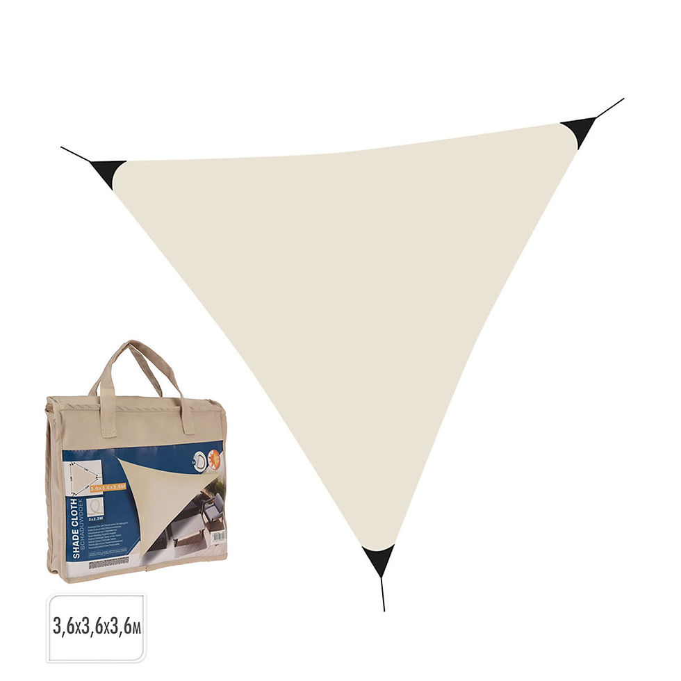 Markise Lifetime Creme Dreieckig 3,6 x 3,6 x 3,6 m