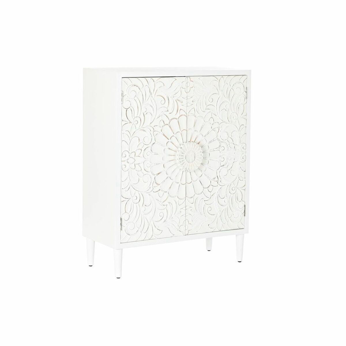 Anrichte DKD Home Decor Weiß Tanne Holz MDF 80 x 38 x 102 cm