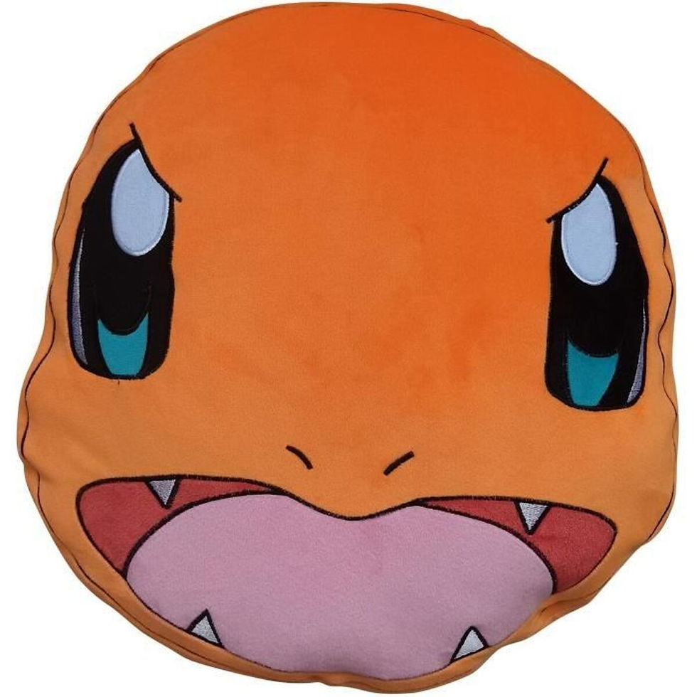 Kissen Pokémon 43 x 3 x 43 cm Orange Polyester Für Kinder Tier