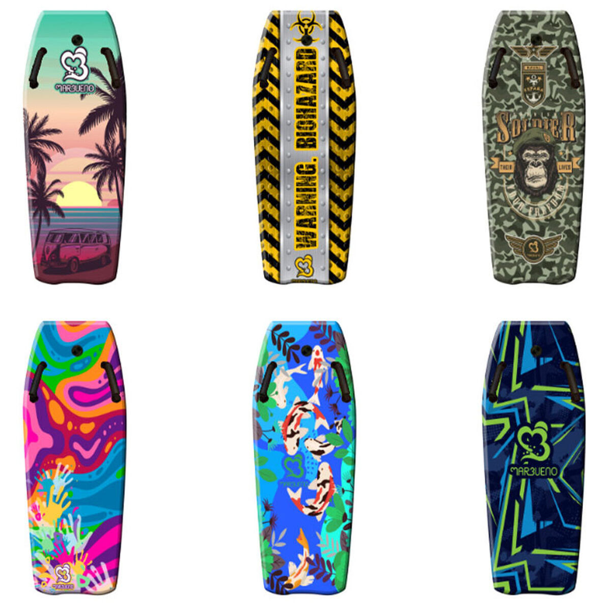 BodyBoard Tisch Marbueno Bunt 5 x 104 x 50 cm