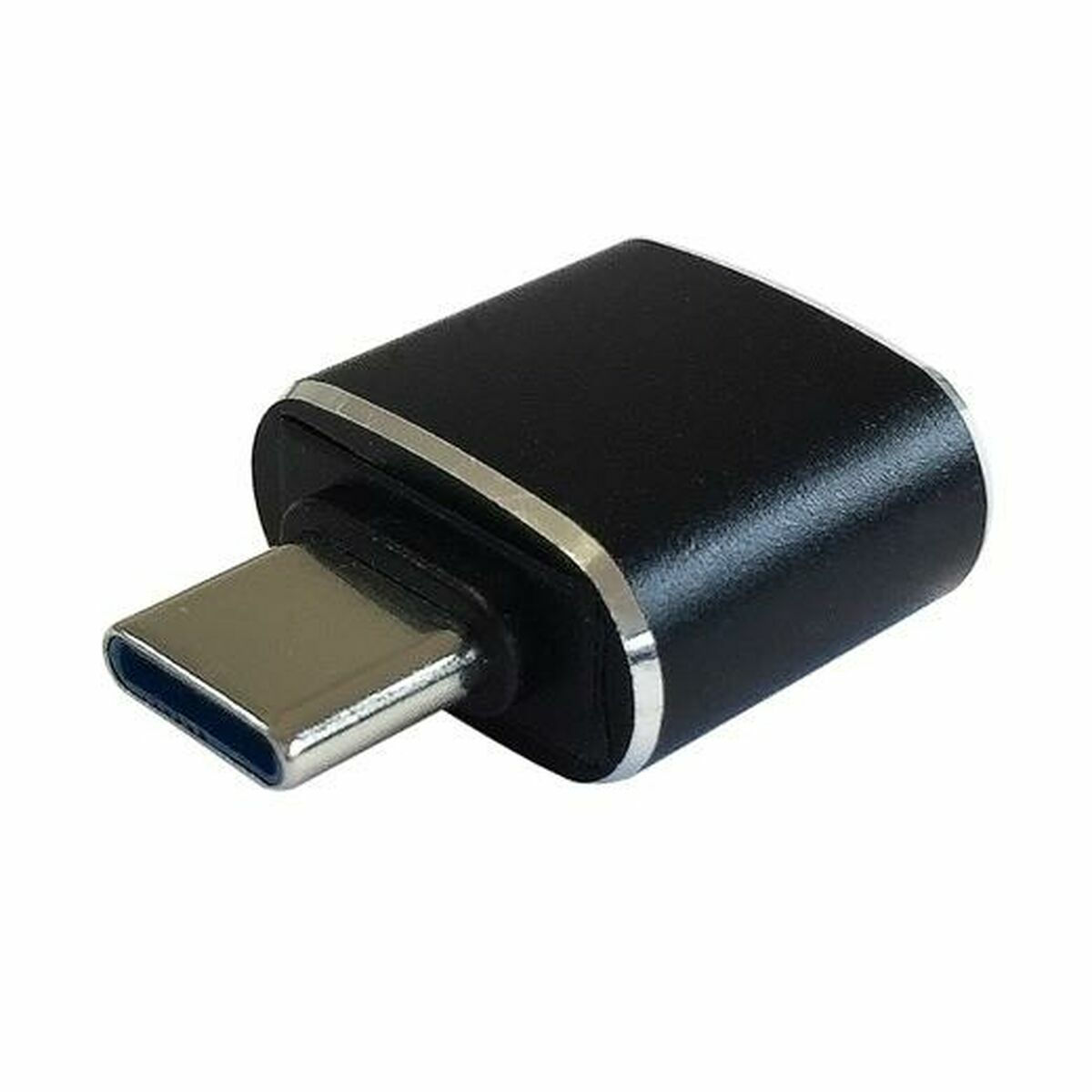 Kabel Aisens Mini adaptador USB 3.1 Gen2 3A, tipo USB-C/M-A/H, Negro