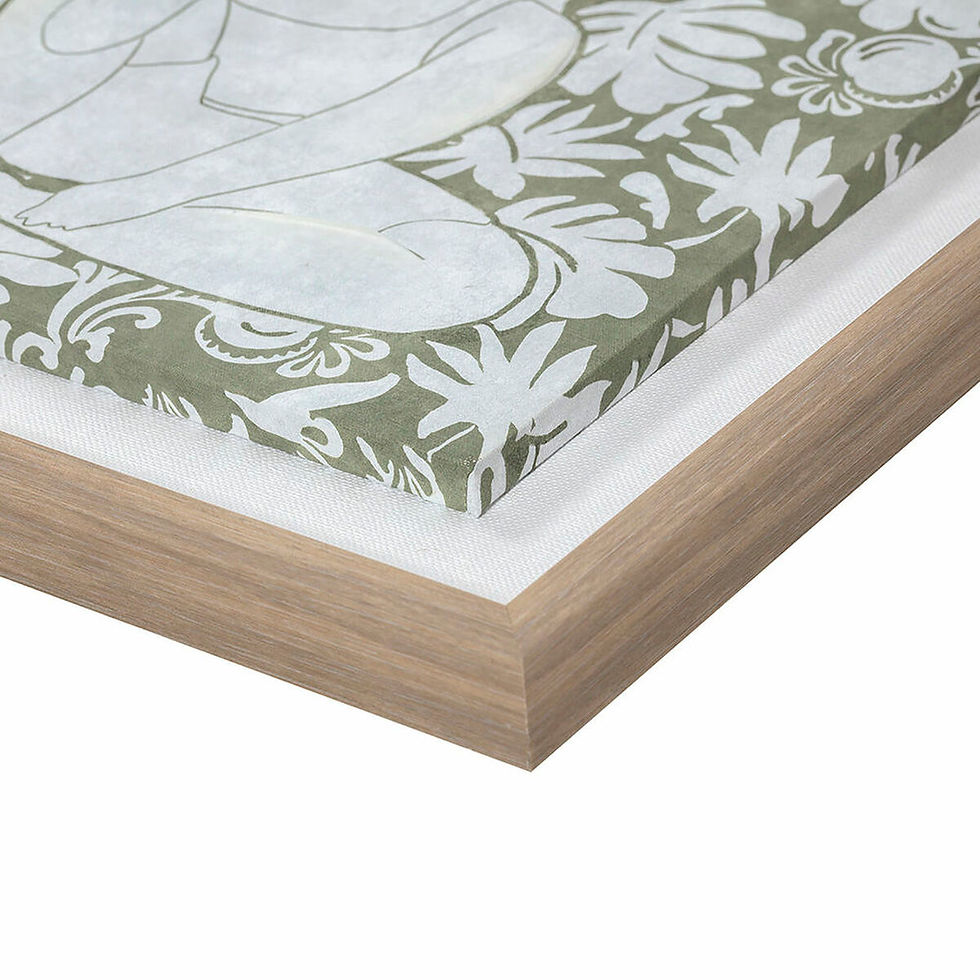 Miniaturbild: Leinwand DKD Home Decor Holz blumig (2 Stück) (Restauriert D)