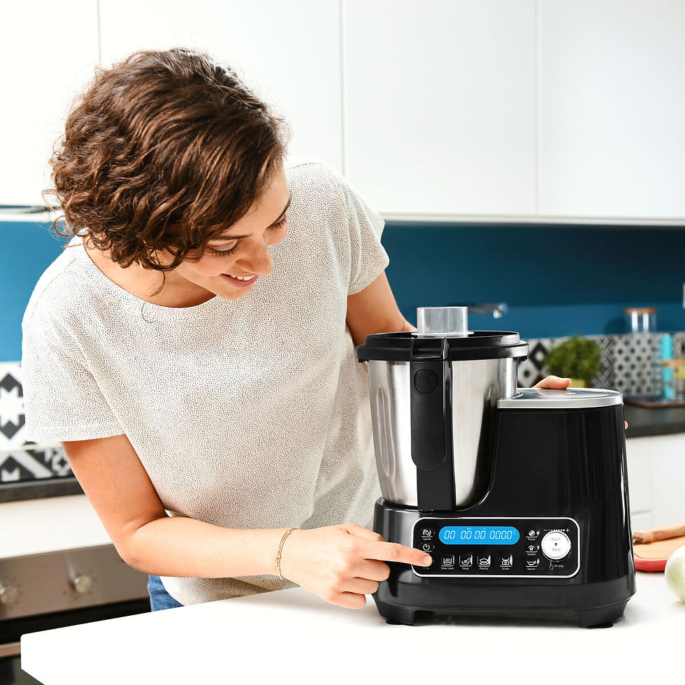 Miniaturbild: Küchenmaschine Moulinex HF456810 Schwarz 1400 W