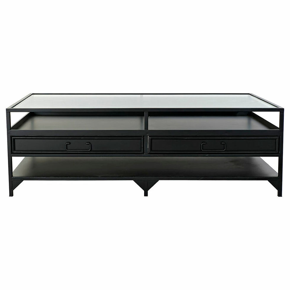 Tischdekoration DKD Home Decor 8424001831371 Kristall Schwarz Metall Aluminiu