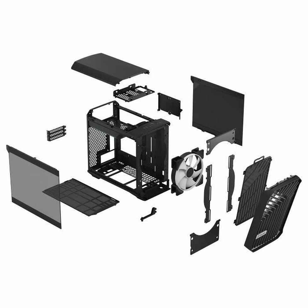 Miniaturbild: ATX Semi-Tower Gehäuse Fractal Torrent Nano Schwarz