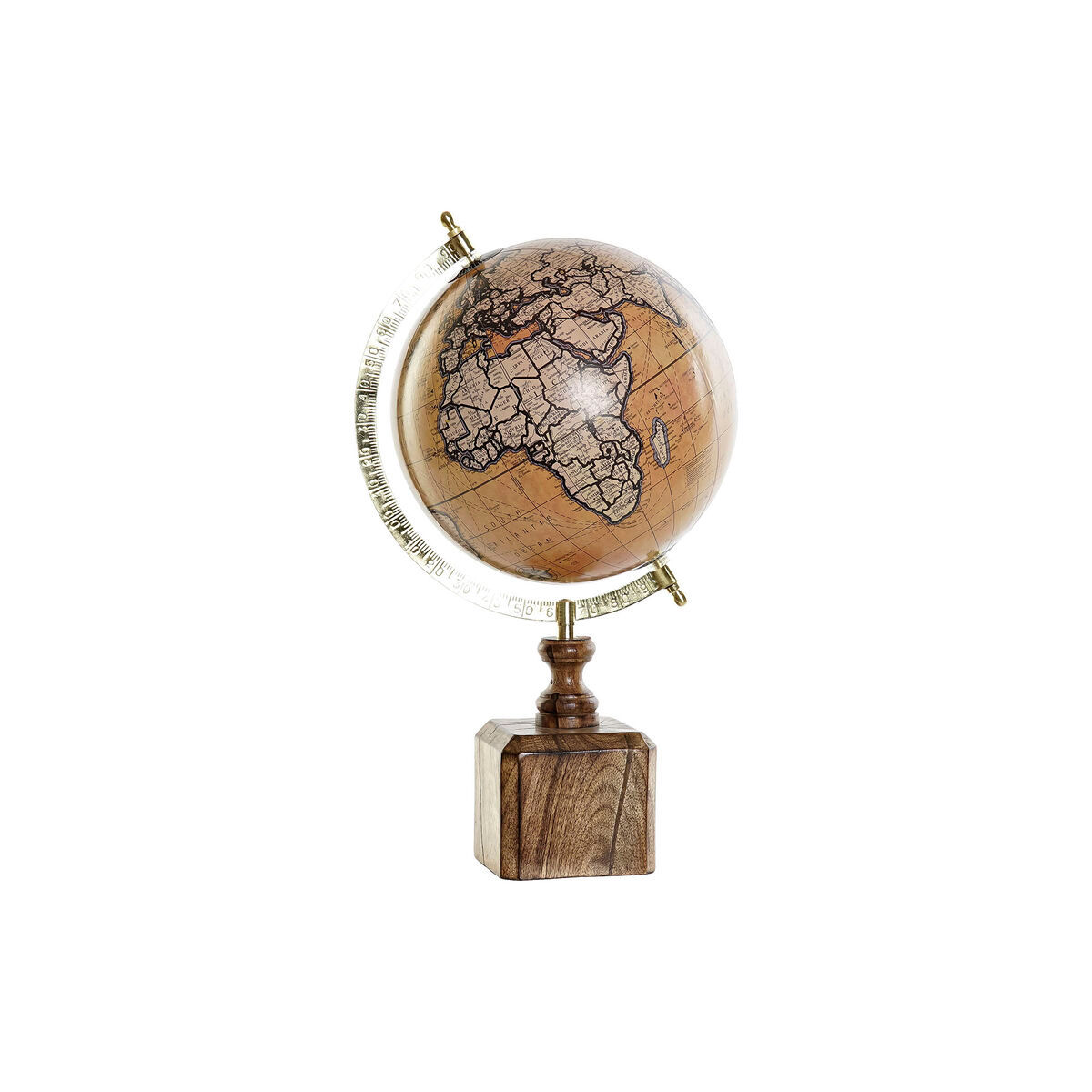Terraqueo-Globus DKD Home Decor 22 x 22 x 40 cm 22 x 20 x 40 cm Gold Braun Ko