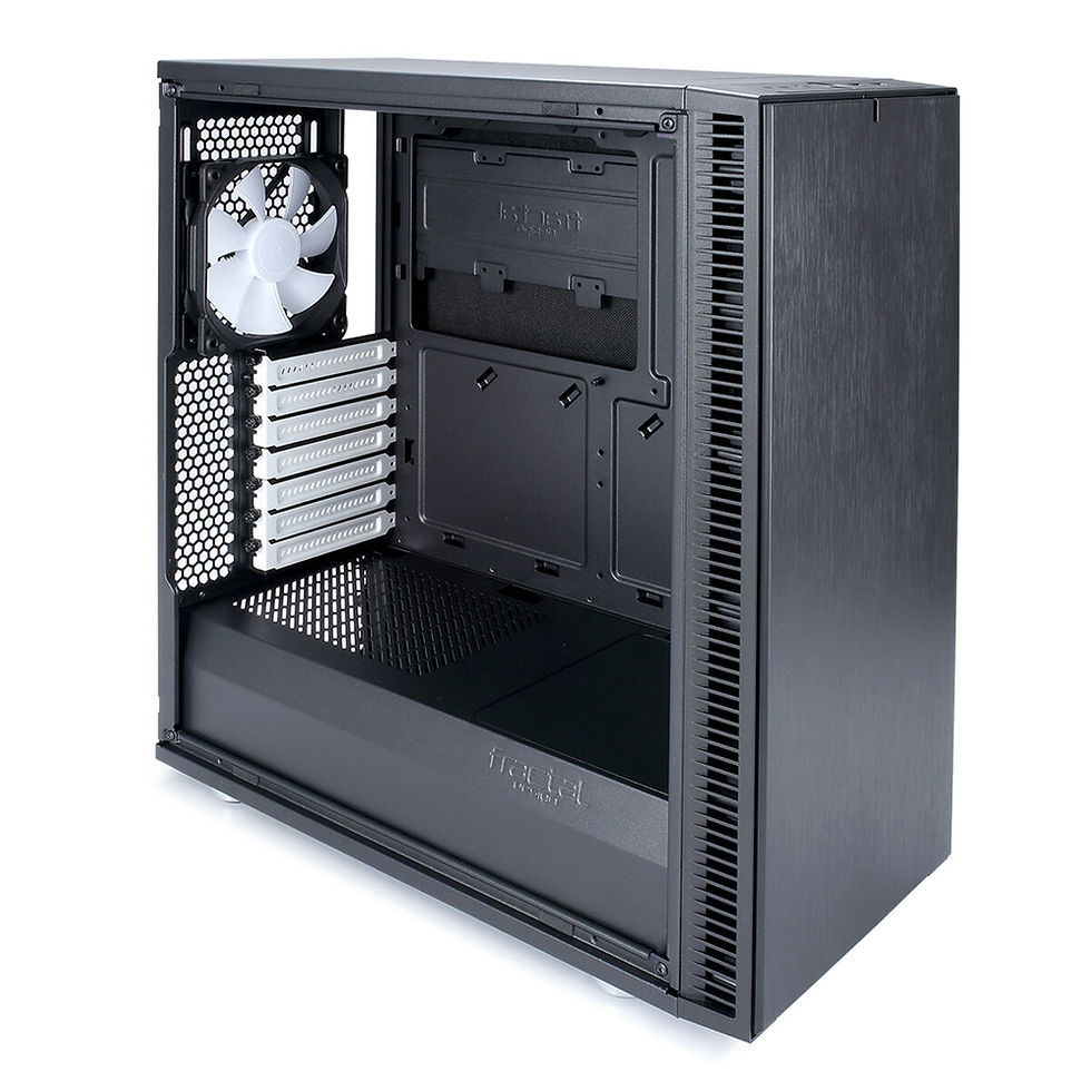 Miniaturbild: ATX Semi-Tower Gehäuse Fractal FD-CA-DEF-C-BK Schwarz