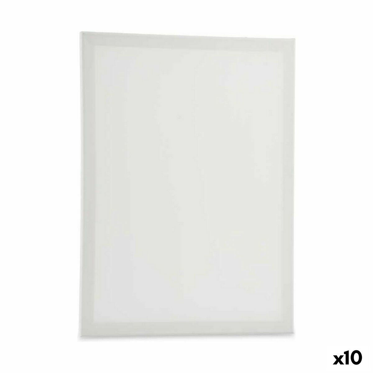 Leinwand Weiß (1,5 x 60 x 45 cm) (10 Stück)
