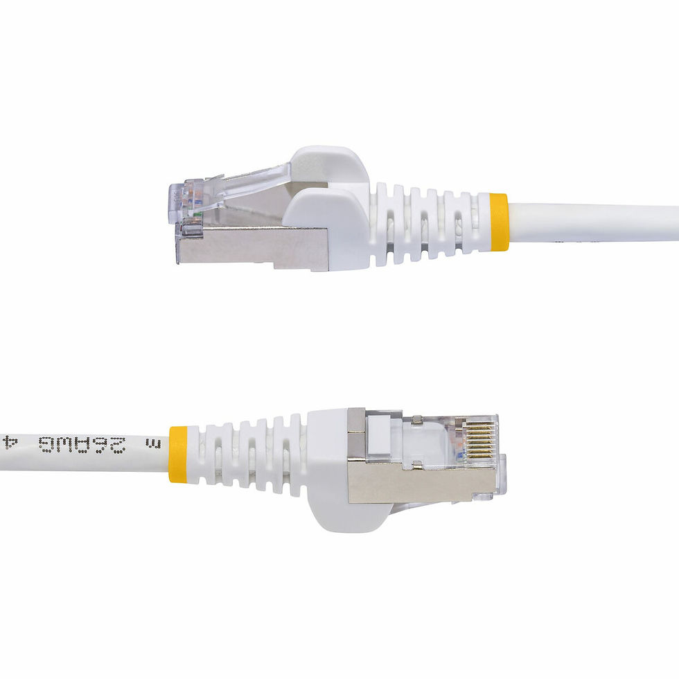 USB-Kabel Startech NLWH-1M-CAT8-PATCH Weiß 1 m