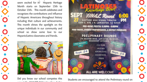 Hispanic Heritage Month