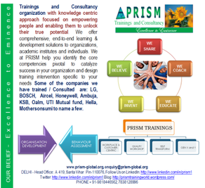 PRISM TRAININGS INTRODUCTION