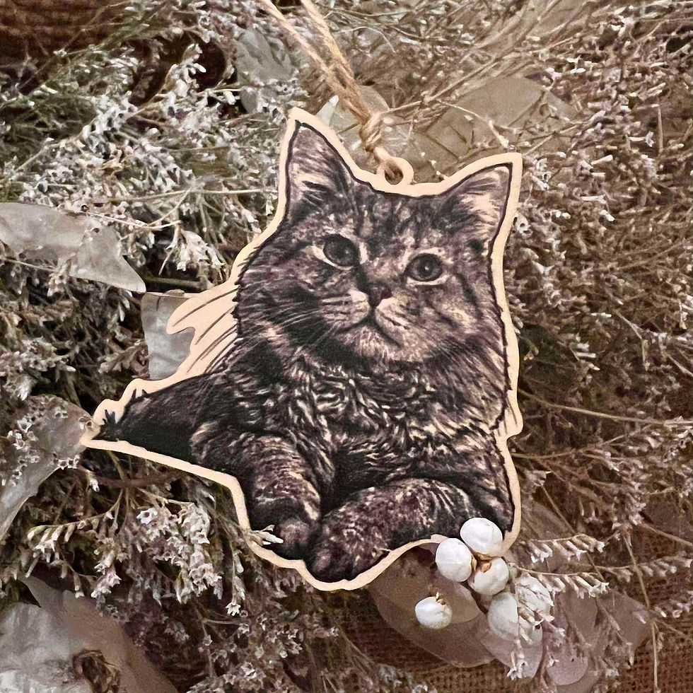 Thumbnail: Fluffy Cat Plywood Decoration