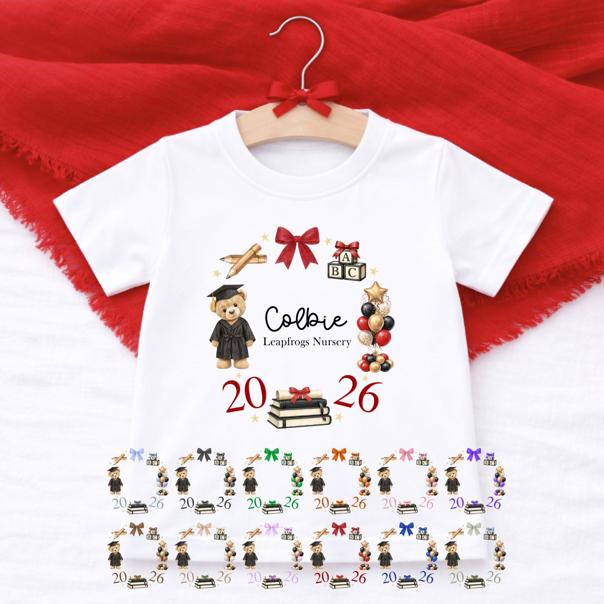 Bear Wreath - Leavers 2026 - Personalised