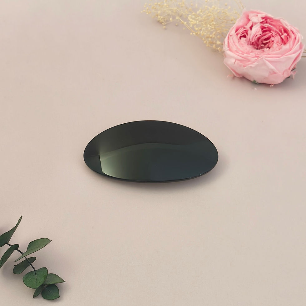 Thumbnail: Barrette Ovale- Monture 8cm