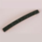 Thumbnail: Barrette Cuir Swarovski - Monture fine 10cm