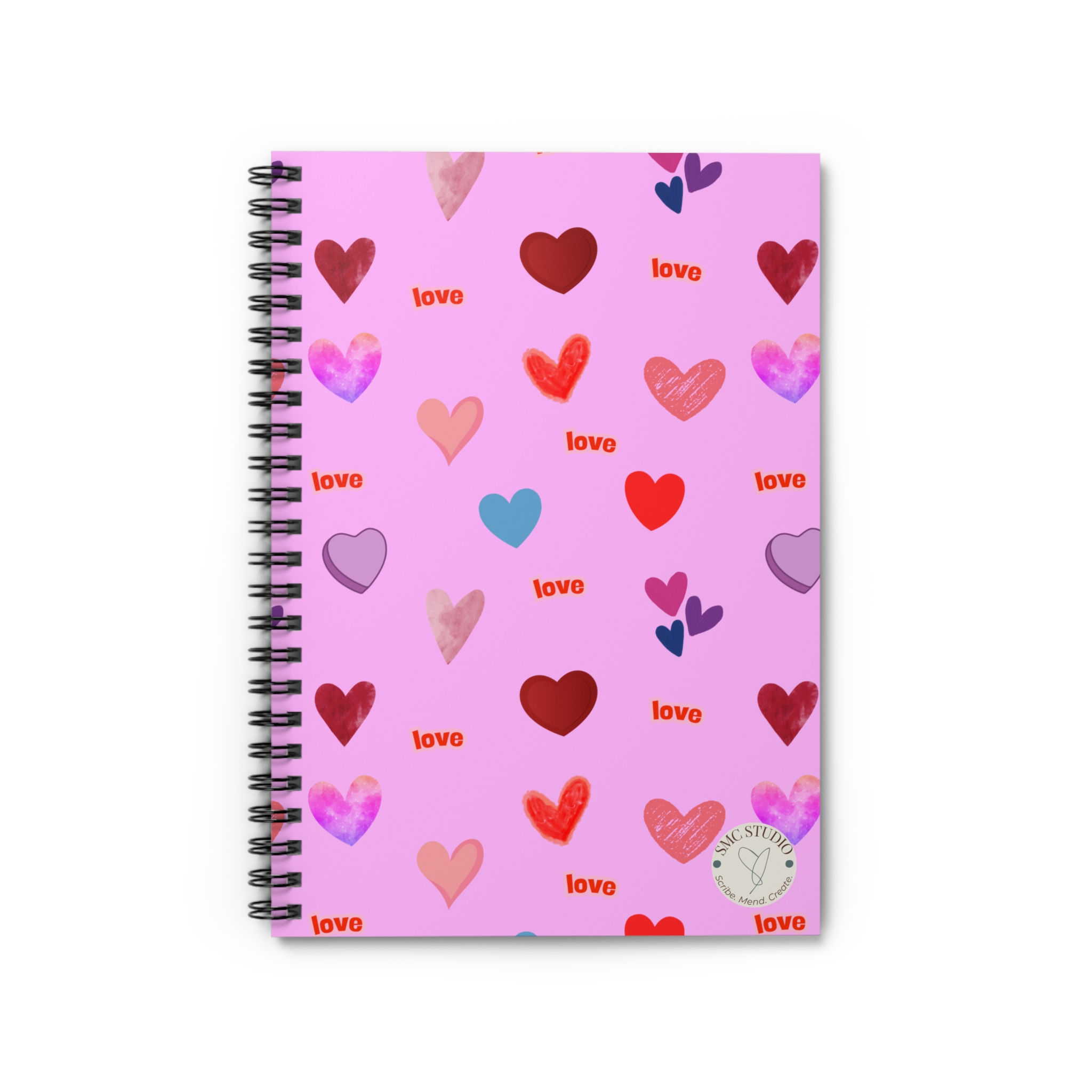 The Heart Lover Spiral Notebook
