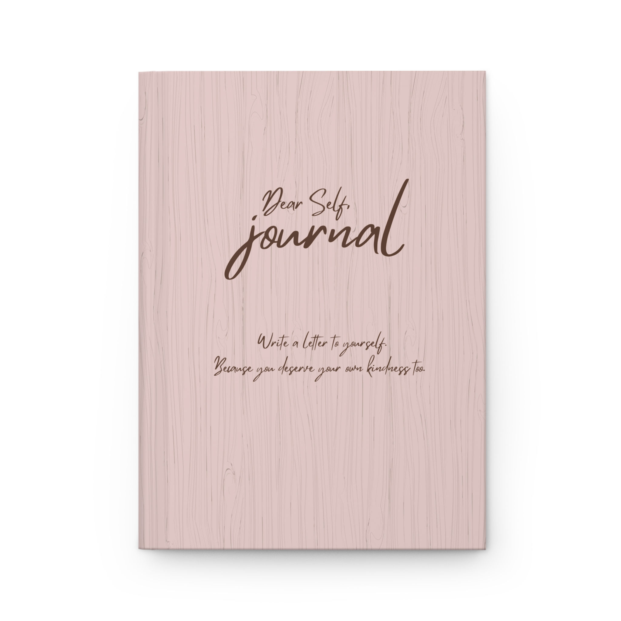 "Dear Self" Hardcover Journal- Innocence Pink
