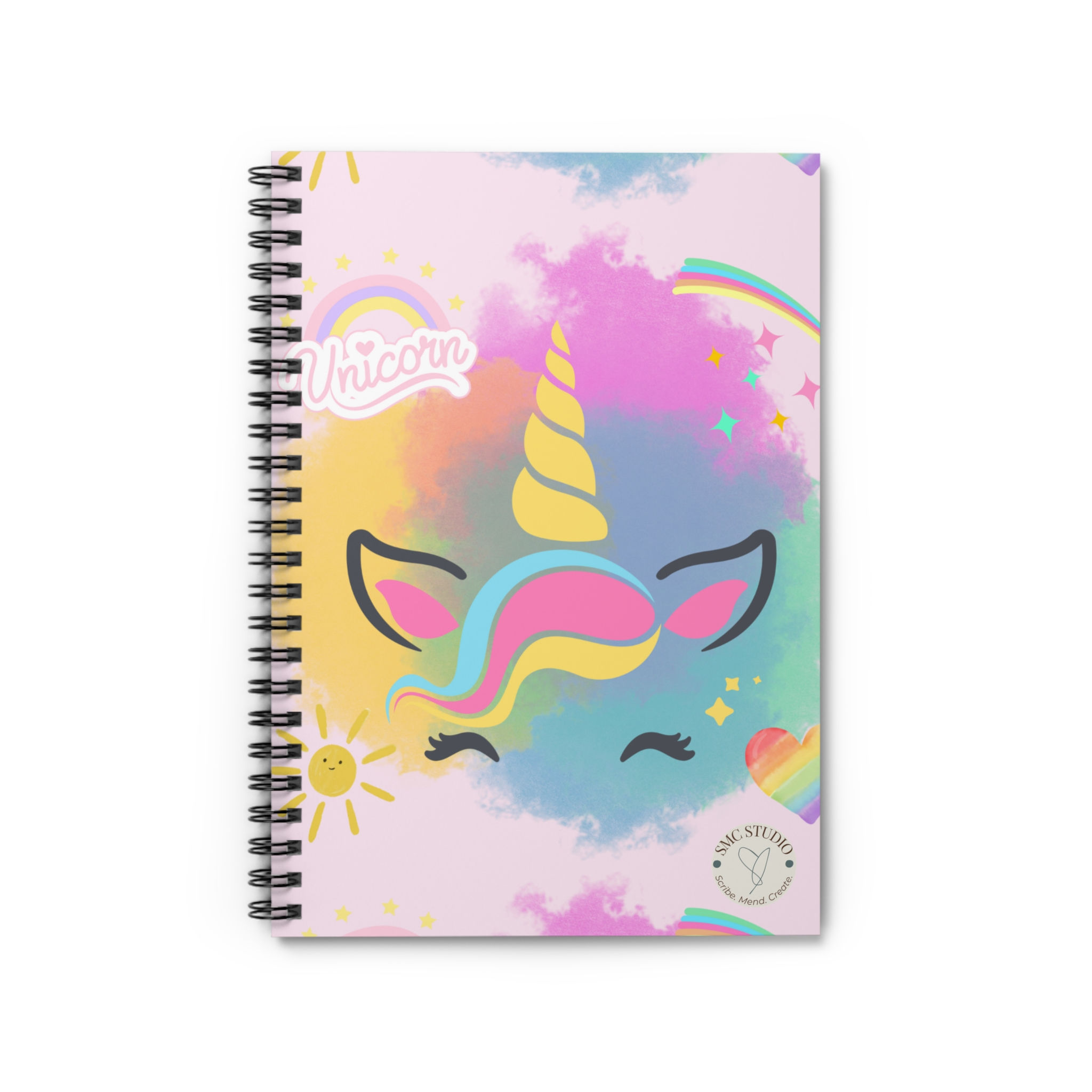 Loving Unicorn Spiral Notebook